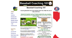 Desktop Screenshot of baseballcoaching101.com