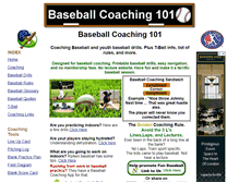 Tablet Screenshot of baseballcoaching101.com